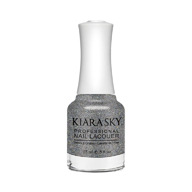 nail polish black night-Kiara Sky Nail Lacquer - 437 Time For A Selfie