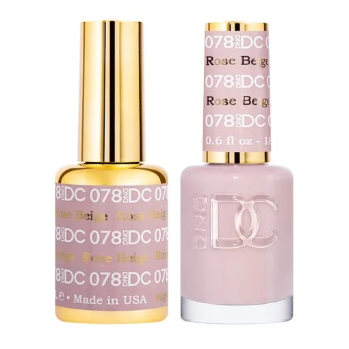 nail repair with moringa extract-DND - DC Duo - 078 - Rose Beige