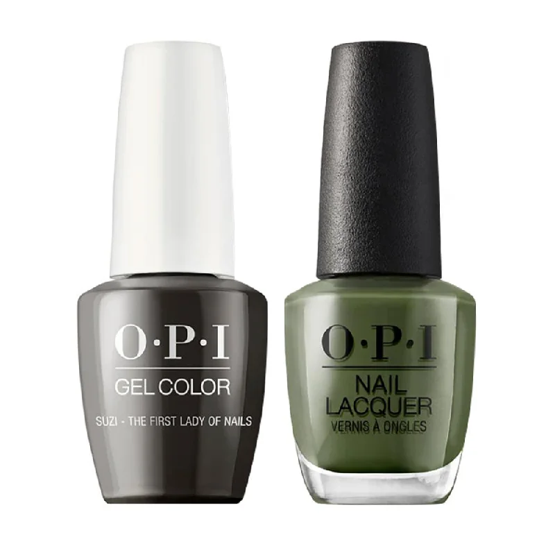 nail polish big bubble-OPI Gel Nail Polish Duo - W55 Suzi - The First Lady of Nails