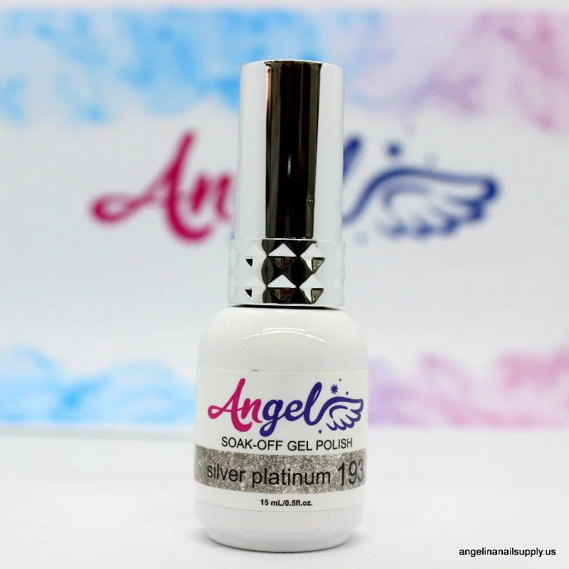 nail polish wide roller-Angel Holo & Platinum 193 silver platinum