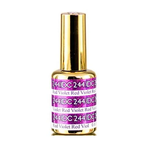 nail polish dark shade-DC Mermaid 244 Red Violet