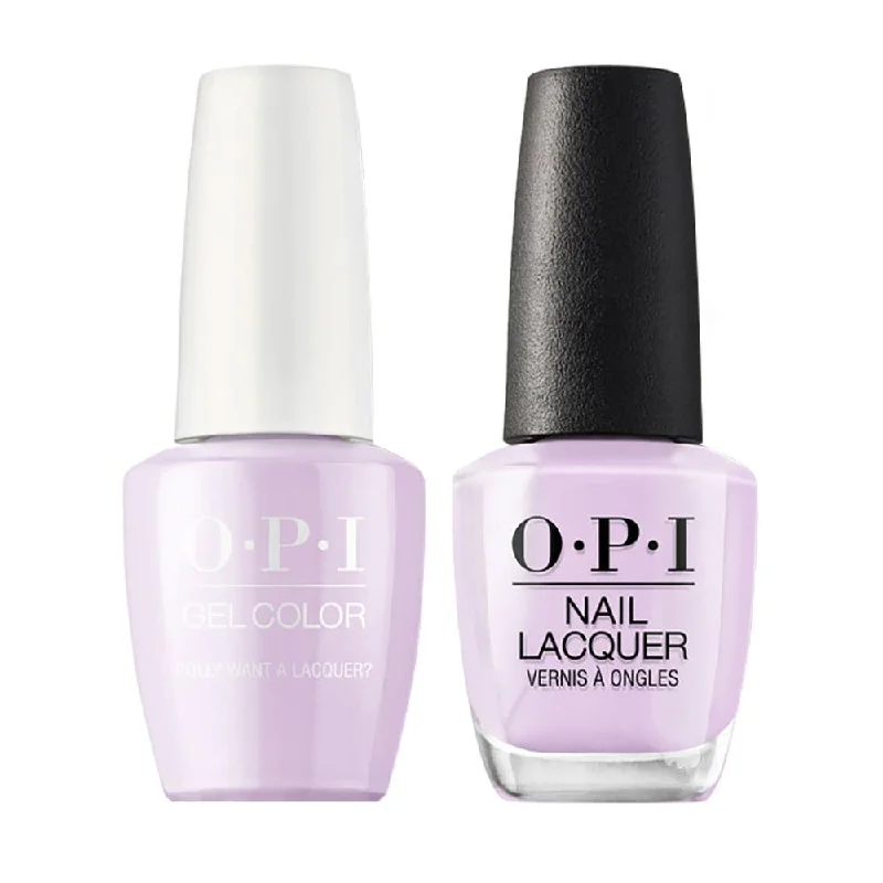 nail polish cut timber-OPI Gel Nail Polish Duo - F83 Polly Want a Lacquer?