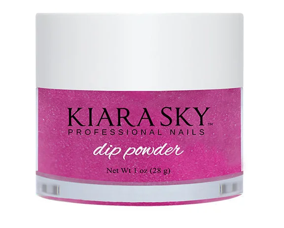 nail repair with camping foodies-Kiara Sky Dip Powder - D422 PINK LIPSTICK 1OZ