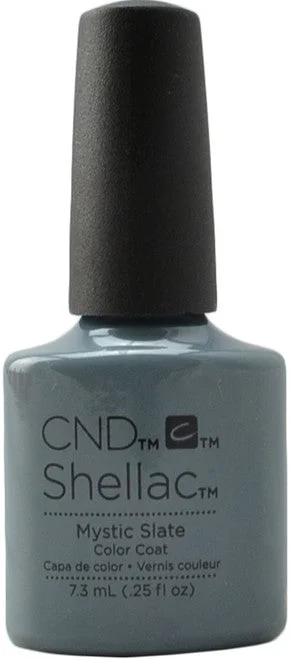 nail polish long trough-CND SHELLAC Mystic slate